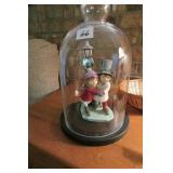 Nice Dome with Christmas Ice Skater Figurine