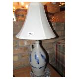 Rowe Pottery Electric Lamp 1994 21"