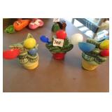 3 Vintage Measuring Spoons and Holders USA