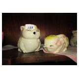 Pig Creamer and Sugar