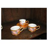 Cups and Saucers Marked Pearl China