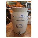 Nice Miali Pottery Crock w/Blue and Lid
