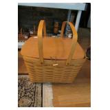 Longaberger Picnic Basket 16.5" Long