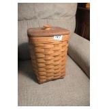 Longaberger Covered Basket 10" Tall