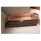 Longaberger Flat Basket Collectors Edition 1996