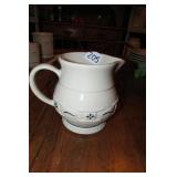Longaberger Pottery Milk Pitcher