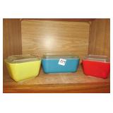 Pyrex Refrigerator Bowls w/Lids