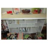 Very Nice Quilting Work Table with Shelves
