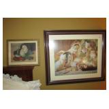 2 Framed Cat Prints (Carters Kittens)