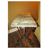 Marble Top Side Table