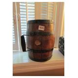 Wooden Barrel w/Handle