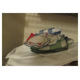 Shelf Lot - Vintage Napkins, Purses, Rugs