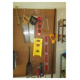Lot- Tools incl Saws, Shovel