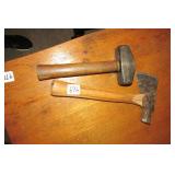 Hammer, Ax (Wooden Handles)