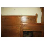 Dresser, Mirror, Head Board, Oak