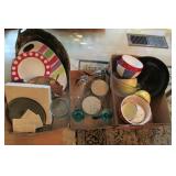 Lot - Plates, Glasses, Glass Containers