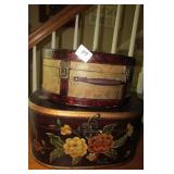 2 Decorative Wood Boxes