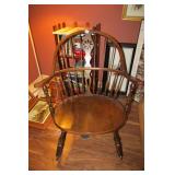 Vintage Windsor Style Rocking Chair