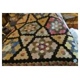 Quilt (Handsewn, Silk) 80" x 82"