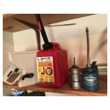 2 Oilers, 1 Gas Can & Grass Seeder