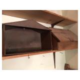2 Wooden Boxes/Manger Scene & large Bread Box?