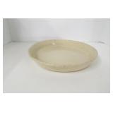 Sand/Cream Bybee Pie Plate 10.5" Diameter Marked
