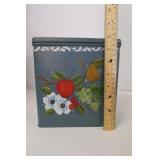 Biscuit Tin - Handpainted and Signed