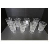 Eight Fostoria American Glasses 6"