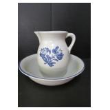 Pfaltzgraff Cornflower Water Pitcher (8.5") and