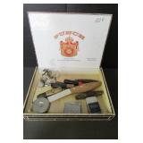 Cigar Box - Lot Knives, Lighters (1 Case XX)