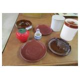 Eight Pieces Vintage Pottery- Including M.A.