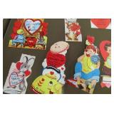 Lot -Vintage Valentines, Post Cards, Patches, etc