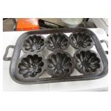 Cast Iron Muffin Pan 13" x 8"