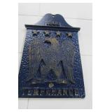 Aluminum Plaque "1808 Temperence" Made in USA