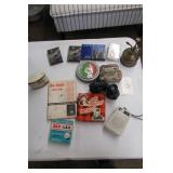 Lot - RCA Radio, Binoculars, Playing Cards, etc