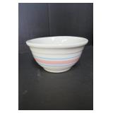 Unmarked McCoy Vintage Pottery Bowl Pink and Blue