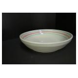 Unmarked McCoy Vintage Pottery Bowl Pink and Blue