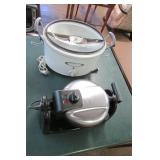 Hamilton Beach Waffle Maker and Crockpot -Both