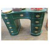 Vintage Green Painted Vanity 48"x24"x30"