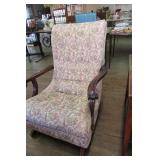 Vintage Comfy Rocking Upholstered Arm Chair