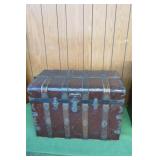 Gorgeous Steamer Trunk w/ Shelves and Boxes still