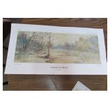 Paul Sawyier Print "Autumn on Elkhorn" Plate