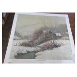 Paul Sawyier Print "A Quiet Winter