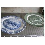 Lg Plate-Colonial Homestead by Royal Lg Platter Ir