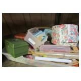Lg Lot Sewing Notions Boxes, Supplies, Yarn, etc.