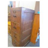 Globe Wernicke Legal Size Lawyers Oak File Cabinet