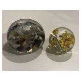 Art glass paper weights