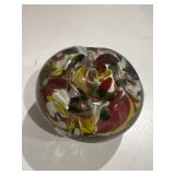Hand blown art glass ashtray/vase