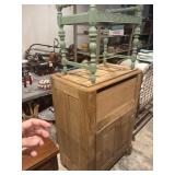 Old wooden ice chest  needs work