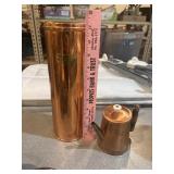 Copper pasta holder and creamer?